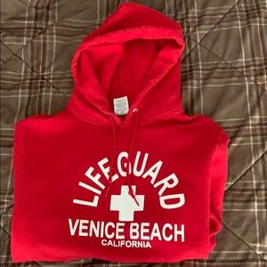 Venice beach lifeguard hoodie.